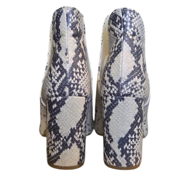 Steve Madden Rockstar Snakeskin Booties Size 8 M - Picture 4 of 6